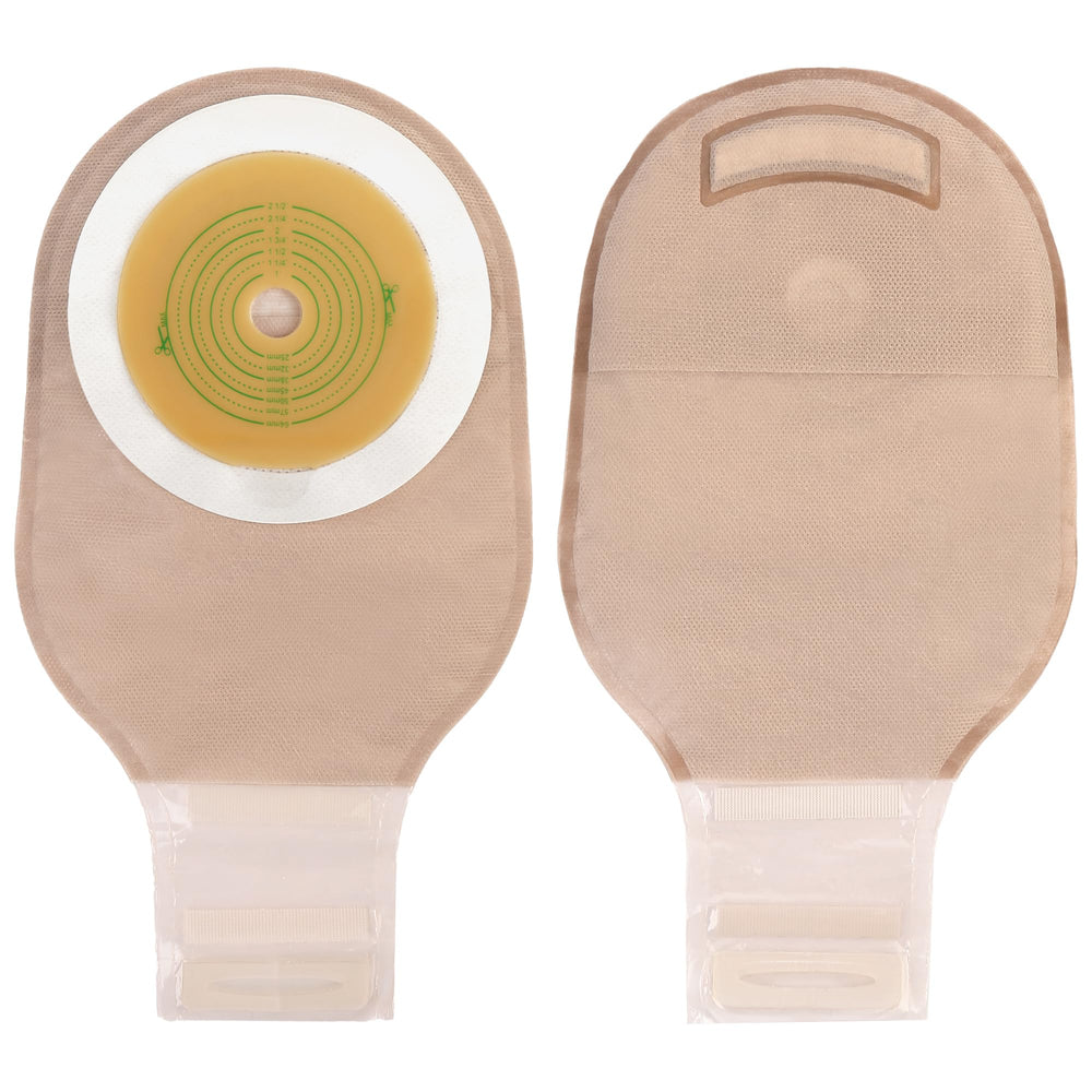 LotFancy colostomy bag with drainage showing easy emptying