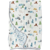 Loulou Lollipop muslin quilt blanket crib setup shows breathable Tanboocel fabric for safe naps.