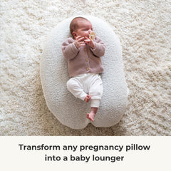 Love bug Universal pillow cover shows a tidy transition to a lounger.