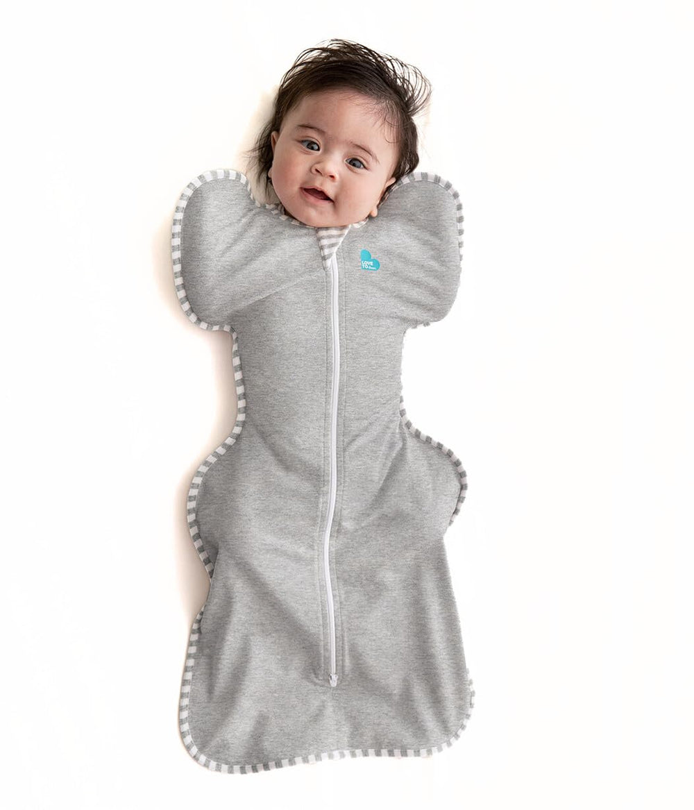 Love to Dream Swaddle Up arms-up design promotes natural sleeping position.