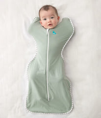 Love to Dream Swaddle Up Olive two-way zipper for quick diaper changes