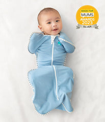 Love to Dream Swaddle Up provides a snug, soft cotton fit for comfort.