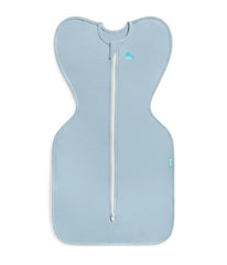 Love to Dream Swaddle Up two-way zipper enables easy night changes.