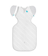 Love to Dream Transition Swaddle with zip-off wings, arms up fit for rolling transition.