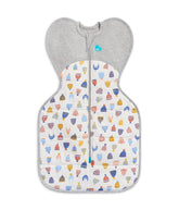 Love to Dream Warm Swaddle Up front view showing snug size for 8-13 lb babies