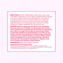Love Wellness The Killer label close-up highlighting fragrance-free, non-GMO formulation.