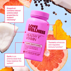 Grapefruit extract noted in Healthy V Vitamin for flavor and balance