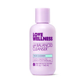 Love Wellness pH Balancing Cleanser bottle with fragrance-free formula for sensitive skin.
