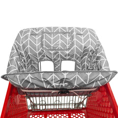 Love&go 2-in-1 cover showing toy loops and pockets for organization.