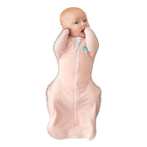 Love to Dream Swaddle UP front view in dusty pink for self-soothing support