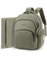 LOVEVOOK diaper bag backpack main compartments help organize essentials on the go.