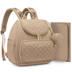 LOVEVOOK small diaper bag backpack with top opening for quick access to essentials.