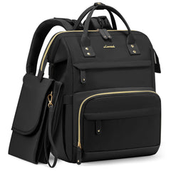 LOVEVOOK diaper bag backpack exterior with waterproof material to protect baby gear on outings.