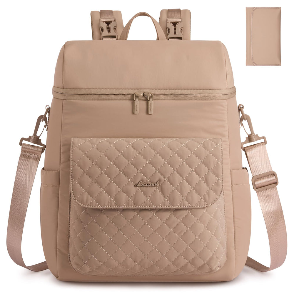 LOVEVOOK Diaper Bag Backpack front pocket for quick access on the go.