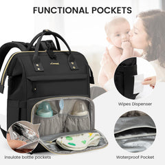 LOVEVOOK insulated bottle pockets keep feeds at the right temperature during outings.