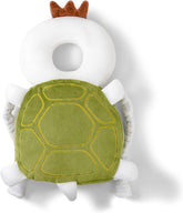 LOVOERNO baby head protector backpack turtle front view for gentle head protection during play