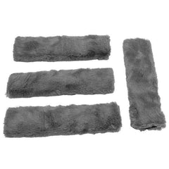 LoyaGour seatbelt covers for kids in grey offer comfy cushions on long drives.