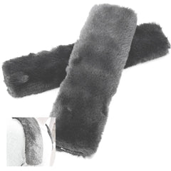 LoyaGour seatbelt cushion grey padding enhances ride comfort for children.