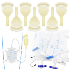 LP-sunshine latex catheter external set shows secure, comfortable fit for daily wear.