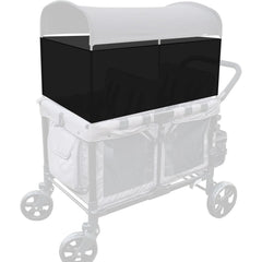 LUAATT four-sided sunshade canopy for Wonderfold W4/W2 provides breathable shade.