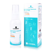 Luanerl Adhesive Remover Spray applied on skin for gentle dressing changes