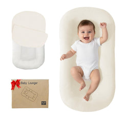 Lucakuins Baby Lounger with bionic design invites interactive play and bonding during awake moments.