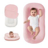 Lucakuins Baby Lounger with bionic design for awake play and bonding.