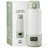 LucGee Portable Bottle Warmer for travel heats bottles quickly for busy parents.