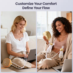 Lucina Baby double-pumping kit enabling home and on-the-go sessions with one motor