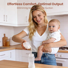 Lucina Baby four-modes-nine-levels suction delivers customizable comfort and effective expression