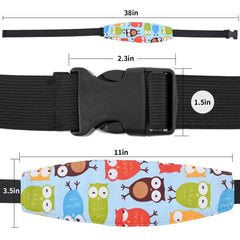 Luckyiren head rest provides safety support during car rides and stroller naps