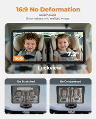 LUCKVIEW BM5PRO auto night vision delivers a clear rear view in low light.