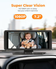 LUCKVIEW BM5PRO wide-angle cameras reduce blind spots for safer trips.