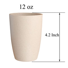 LuckyZone dishwasher-safe wheat straw cup for easy cleaning