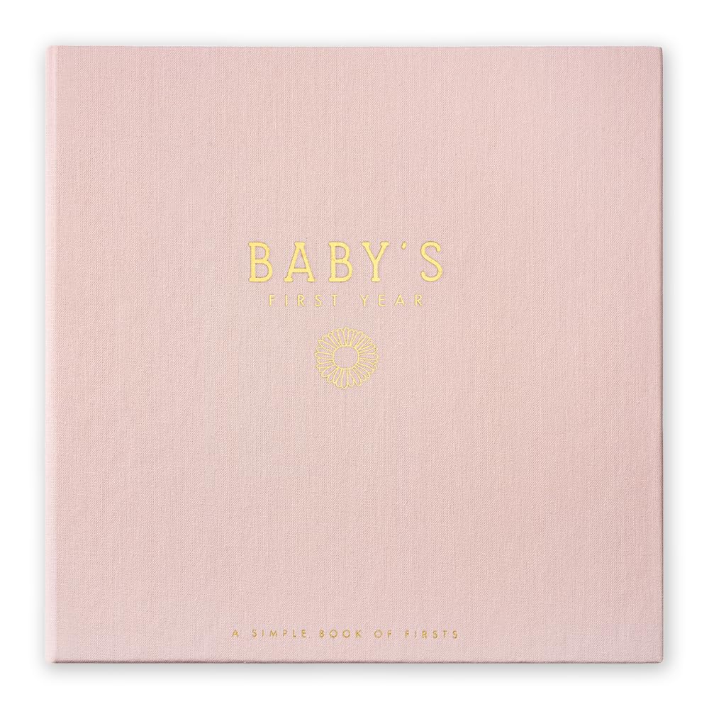 Lucy Darling Baby Memory Book Wildflower Meadow cover with elegant florals for keepsakes.