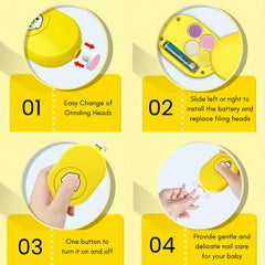 LUFFCABO 360-degree rotation for safe nail care.