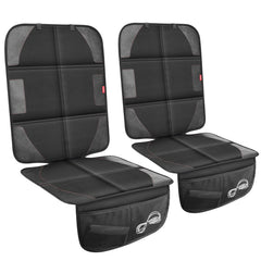 LUILANC car seat protector with thick padding protects against impacts and spills.
