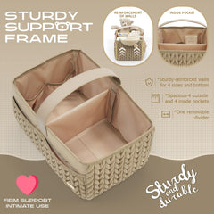 LUKJOJO 3D herringbone quilting for premium texture and modern style