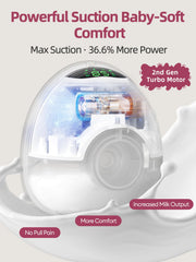 Lulia bionic suction demonstrates gentle, natural-feel pumping