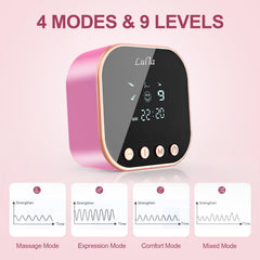 Lulia pink-2p 24mm flange bundle demonstrates comfortable fit for most moms