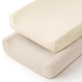 Lulumoon muslin changing pad cover, breathable and gentle on delicate baby skin