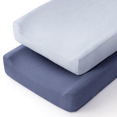 Lulumoon muslin changing pad cover, soft texture for delicate baby skin