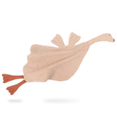 Lulumoon Goose muslin lovey offers gentle, breathable comfort for newborns.