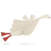 lulumoon goose security blanket made of soft muslin for newborn comfort