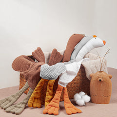 lulumoon goose security blanket portable design fits diaper bag