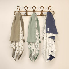 Lulumoon muslin blanket in nursery shows crib-ready softness and practical versatility