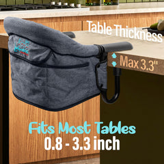 lulunemo Hook-On Chair in carry bag ideal for travel and easy packing