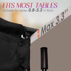 lulunemo water-resistant 6D oxford fabric cleans easily after meals.