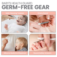 Lulyboo baby brush with soft bristles for comfortable grooming sessions.