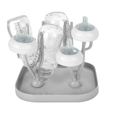 Lulyboo Desert Dream Drying Rack with removable cacti saves counters space for after-feeding tasks.